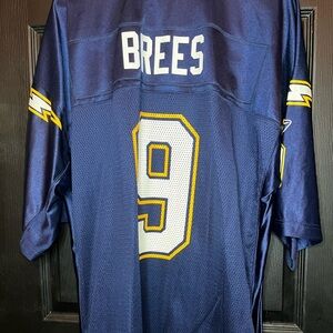 Reebok Navy and Yellow Football Jersey